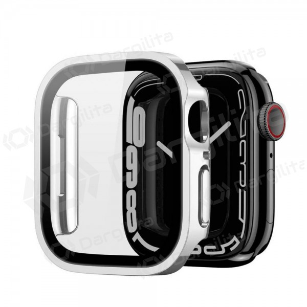 Apple Watch 40mm LCD apsauginis stikliukas / dėklas "Dux Ducis Hamo" (sidabrinis)