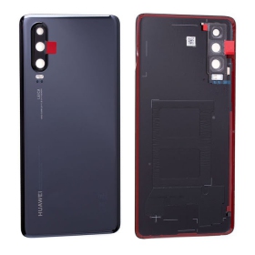 Huawei P30 galinis baterijos dangtelis (juodas) (naudotas grade B, originalus)