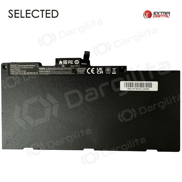 HP TA03XL, 51Wh nešiojamo kompiuterio baterija, Selected HP TA03XL, 51Wh nešiojamo kompiuterio baterija, Selected