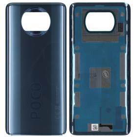 Xiaomi Poco X3 Pro / X3 / X3 NFC galinis baterijos dangtelis (juodas) (originalus) (service pack)