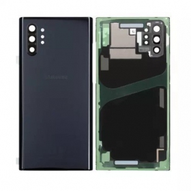 Samsung N975F Galaxy Note 10 Plus galinis baterijos dangtelis juodas (Aura Black) (naudotas grade C, originalus)