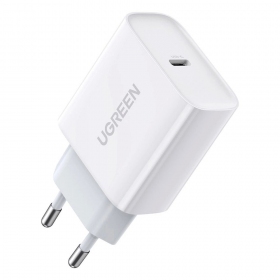 Telefono įkroviklis Ugreen CD137 20 W USB-C baltas