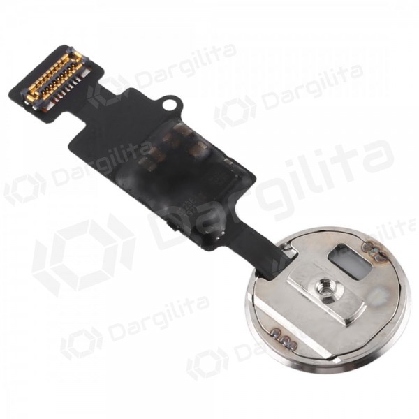 Apple iPhone 7 / 7 Plus / 8 / 8 Plus HOME mygtuko jungtis YF with gravity sensor (sidabrinė)