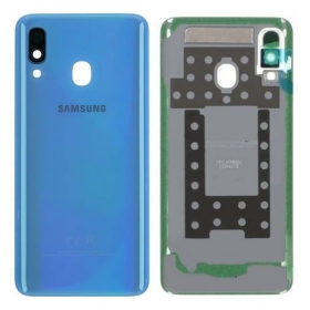 Samsung A405 Galaxy A40 2019 galinis baterijos dangtelis (mėlynas) (naudotas grade B, originalus)
