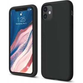 Samsung Galaxy A27 dėklas "Liquid Silicone" 1.5mm juodas