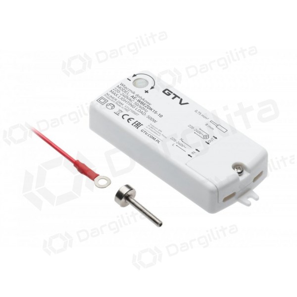 Bekontaktis valdiklis LED juostoms (baltas, 12 V) GTV AE-WBEZDK15-10