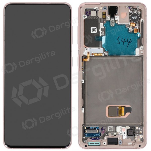 Samsung Galaxy S21 5G ekranas (violetinis) (su rėmeliu) (originalus) Samsung Galaxy S21 5G ekranas (violetinis) (su rėmeliu) (originalus)
