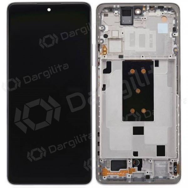 Xiaomi 11T 5G ekranas (baltas) (su rėmeliu) (originalus)