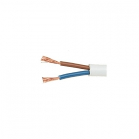 Lankstus kabelis Lietkabelis OMY 2x0.75 mm² varinis PVC 100 m ritė