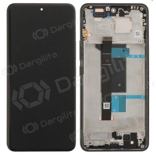Xiaomi Redmi Note 15 Pro 4G ekranas (juodas) (su rėmeliu) (originalus)