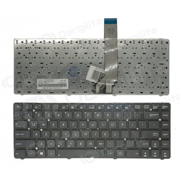 ASUS: K45, A85V, R400 klaviatūra