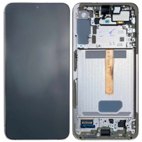 Samsung Galaxy S22+ ekranas (violetinis) (su rėmeliu) (originalus)