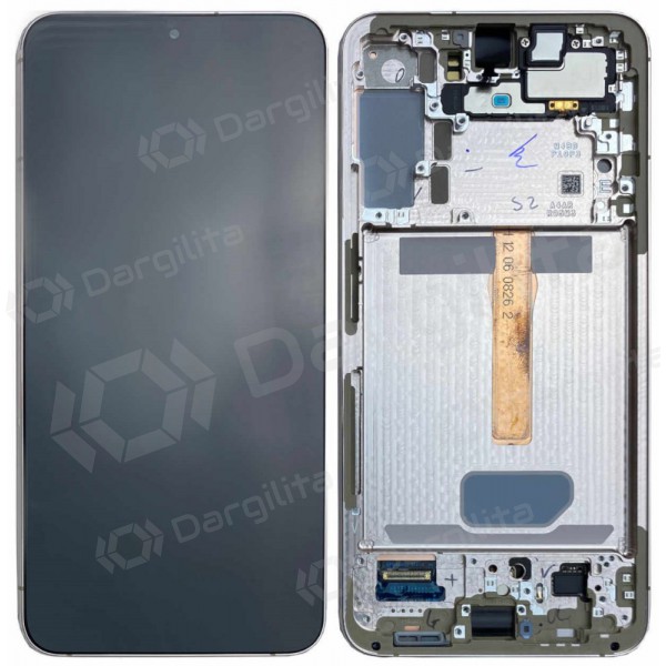 Samsung Galaxy S22+ ekranas (violetinis) (su rėmeliu) (originalus)