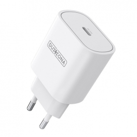 Telefono įkroviklis DUZZONA T6 25 W USB-C PD PPS baltas