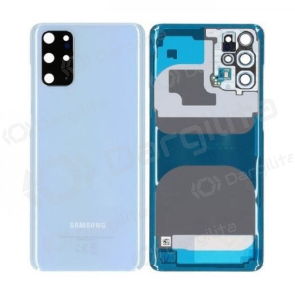 Samsung G985 / G986 Galaxy S20 Plus galinis baterijos dangtelis (Cloud Blue) (naudotas grade C, originalus)