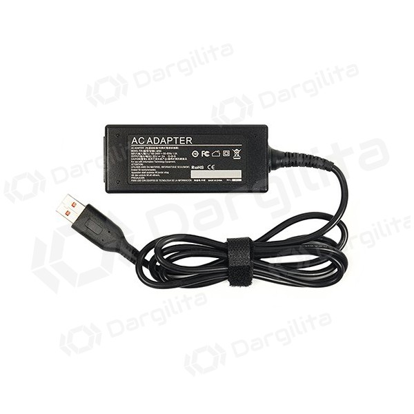 LENOVO 65W: 20V, 3.25A nešiojamo kompiuterio įkroviklis LENOVO 65W: 20V, 3.25A nešiojamo kompiuterio įkroviklis