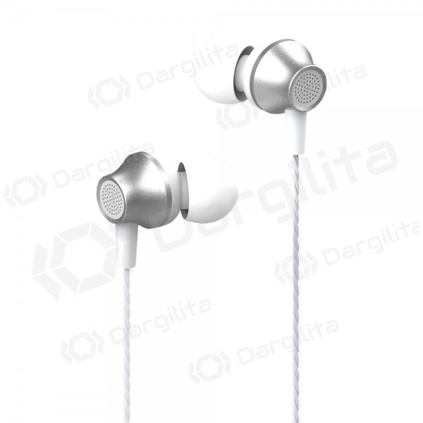 Laisvų rankų įranga Devia Metal In-ear 3,5mm (sidabrinė) Laisvų rankų įranga Devia Metal In-ear 3,5mm (sidabrinė)