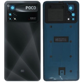 Xiaomi Poco X4 Pro 5G galinis baterijos dangtelis (juodas) (originalus) (service pack)