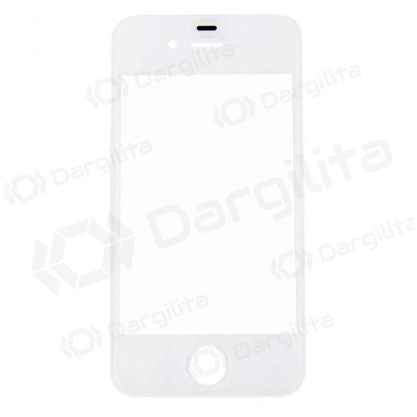 Apple iPhone 4 Ekrano stikliukas (baltas) - OEM