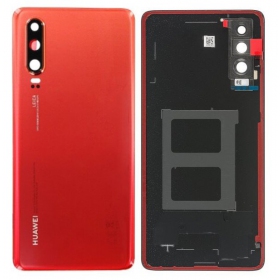 Huawei P30 galinis baterijos dangtelis (oranžinis) (service pack) (originalus)