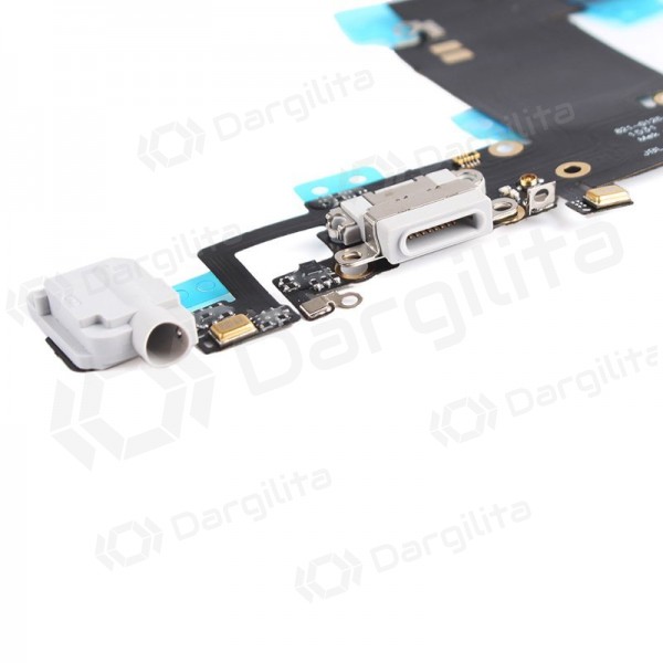Apple iPhone 6S Plus įkrovimo lizdo ir mikrofono jungtis (pilka)