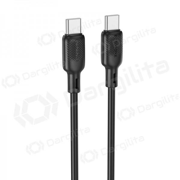 USB-C laidas Borofone BX113 USB-C į USB-C 2 m 60 W juodas