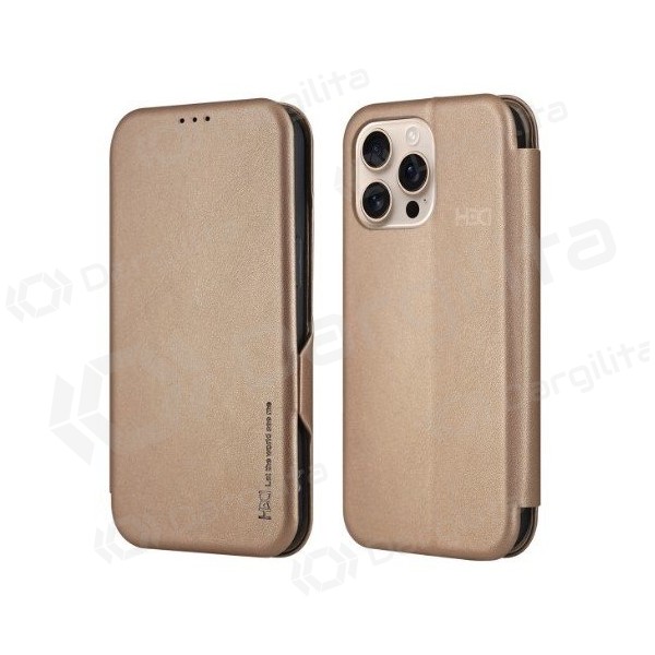 Samsung Galaxy A37 dėklas "HDD Classic Wallet Case" (auksinis)