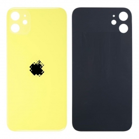 Apple iPhone 11 galinis baterijos dangtelis (geltonas) (bigger hole for camera)