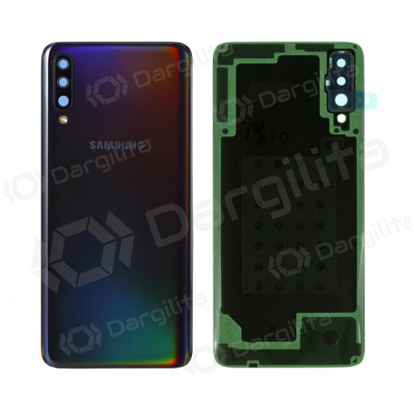 Samsung A705 Galaxy A70 2019 galinis baterijos dangtelis (juodas) (naudotas grade B, originalus)