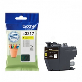 Brother LC 3217 (LC3217Y), geltona kasetė rašaliniams spausdintuvams, 550 psl.