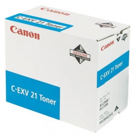 Canon C-EXV 21 (0453B002), žydra kasetė lazeriniams spausdintuvams, 14000 psl.
