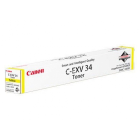 Canon C-EXV 34 (3785B002), geltona kasetė lazeriniams spausdintuvams, 19000 psl.