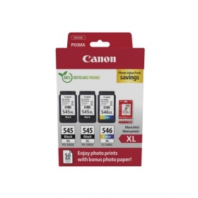 Canon PG-545XL/CL-546XL (8286B015) Photo value pack Rašalinių kasečių komplektas, BK/CMY