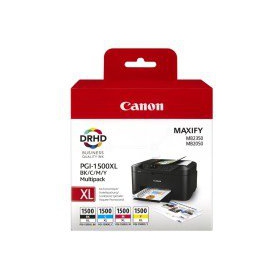 Canon PGI-1500 XL (9182B004), juoda, žydra, purpurinė, geltona kasetė rašaliniams spausdintuvams