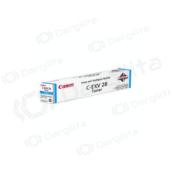 Canon C-EXV 28 (2793B002), žydra kasetė lazeriniams spausdintuvams, 38000 psl.