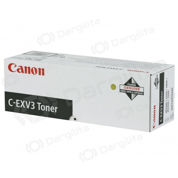 Canon C-EXV 3 (6647A002), juoda kasetė lazeriniams spausdintuvams, 15000 psl.