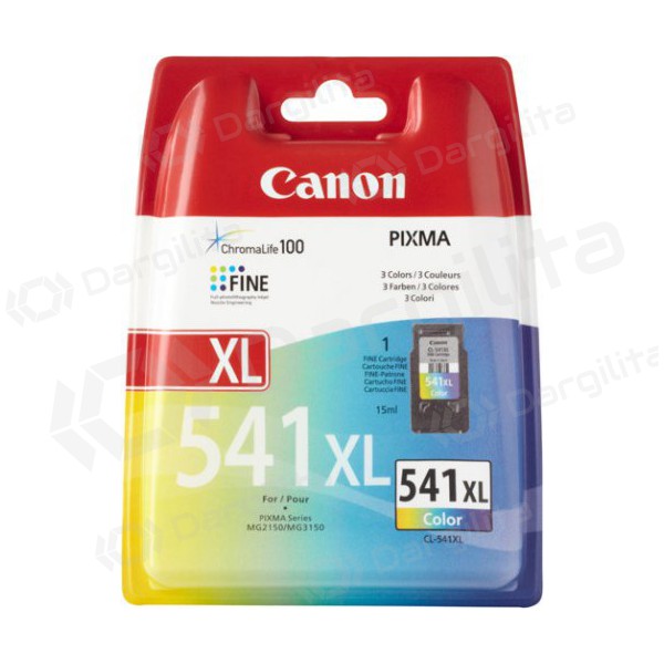 Canon CL-541XL (5226B005), trispalvė kasetė rašaliniams spausdintuvams, 400 psl.