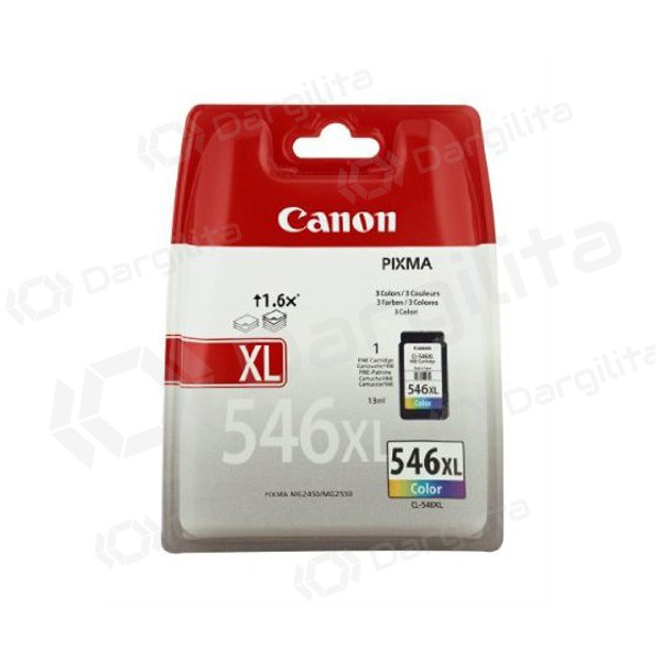 Canon CL-546XL (8288B001), trispalvė kasetė rašaliniams spausdintuvams Canon CL-546XL (8288B001), trispalvė kasetė rašaliniams spausdintuvams
