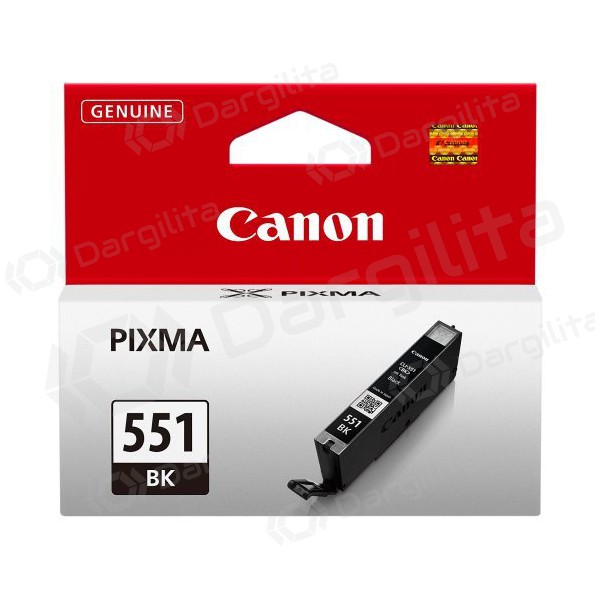 Canon CLI-551 (6508B001), juoda kasetė rašaliniams spausdintuvams
