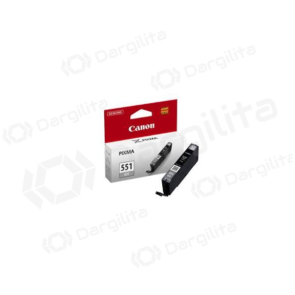 Canon CLI-551 (6512B001), pilka kasetė rašaliniams spausdintuvams Canon CLI-551 (6512B001), pilka kasetė rašaliniams spausdintuvams