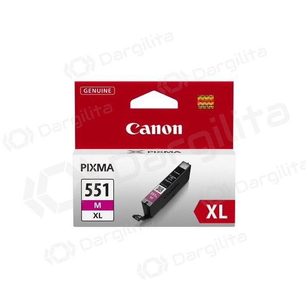 Canon CLI-551XL (6445B001), purpurinė kasetė rašaliniams spausdintuvams