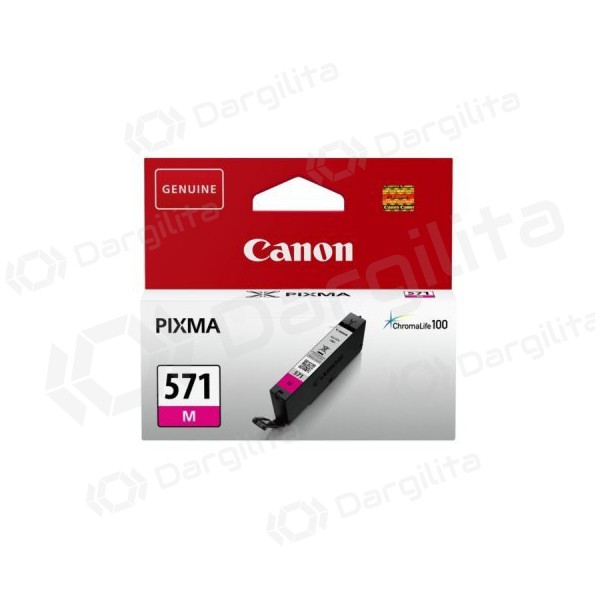 Canon CLI-571M (0387C001), purpurinė kasetė rašaliniams spausdintuvams, 306 psl.