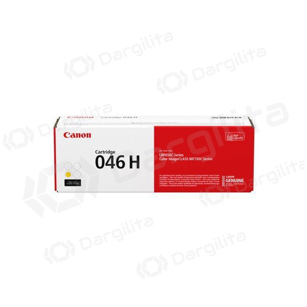 Canon CRG 046 HC (1251C002), geltona kasetė lazeriniams spausdintuvams, 5000 psl.