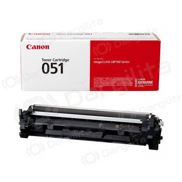 Canon CRG 051 (2168C002) juoda kasetė lazeriniams spausdintuvams, 1700 psl.