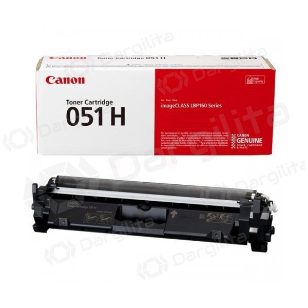 Canon CRG 051H (2169C002) juoda kasetė lazeriniams spausdintuvams, 4100 psl.