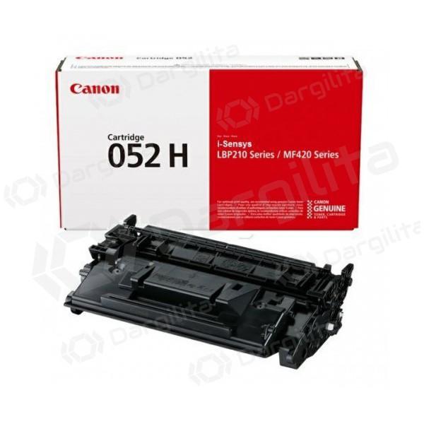 Canon CRG 052H (2200C002) juoda kasetė lazeriniams spausdintuvams, 9200 psl.