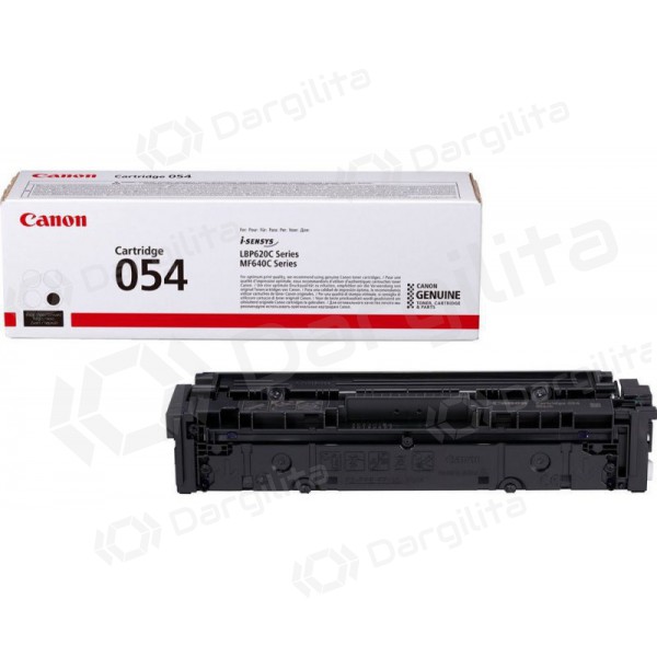 Canon CRG 054 (3024C002) juoda kasetė lazeriniams spausdintuvams, 1500 psl. Canon CRG 054 (3024C002) juoda kasetė lazeriniams spausdintuvams, 1500 psl.