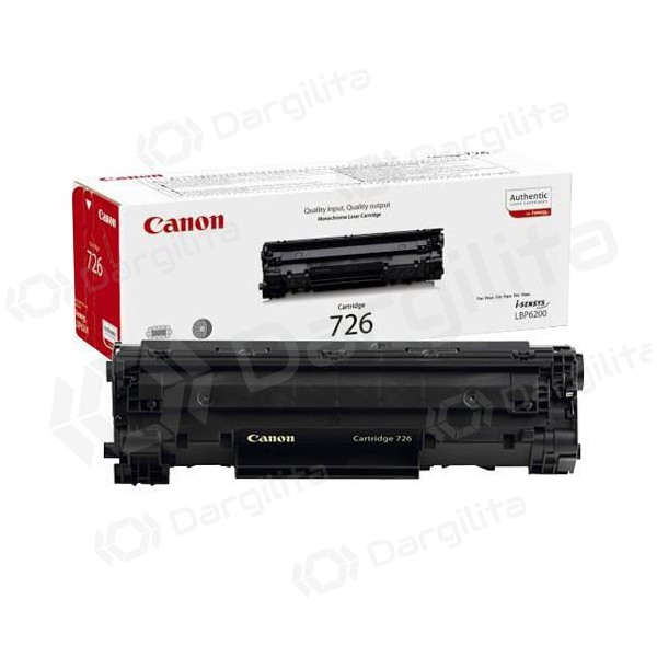 Canon CRG 726 (3483B002) juoda kasetė lazeriniams spausdintuvams, 2100 psl.