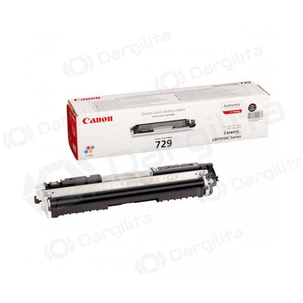 Canon CRG 729 (4370B002) juoda kasetė lazeriniams spausdintuvams, 1200 psl.