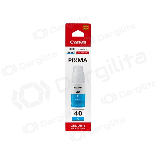 Canon GI-40C (3400C001) Rašalo papildymo buteliukas, Žydra